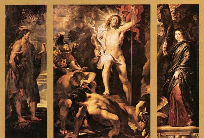 RUBENS, Pieter Pauwel The Resurrection of Christ china oil painting image